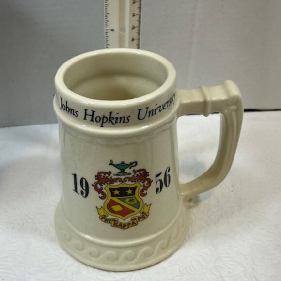VTG Johns Hopkins Univ 1956 Ceramic Stein Mug Phi Kappa Psi Fraternity - Picture 9 of 12
